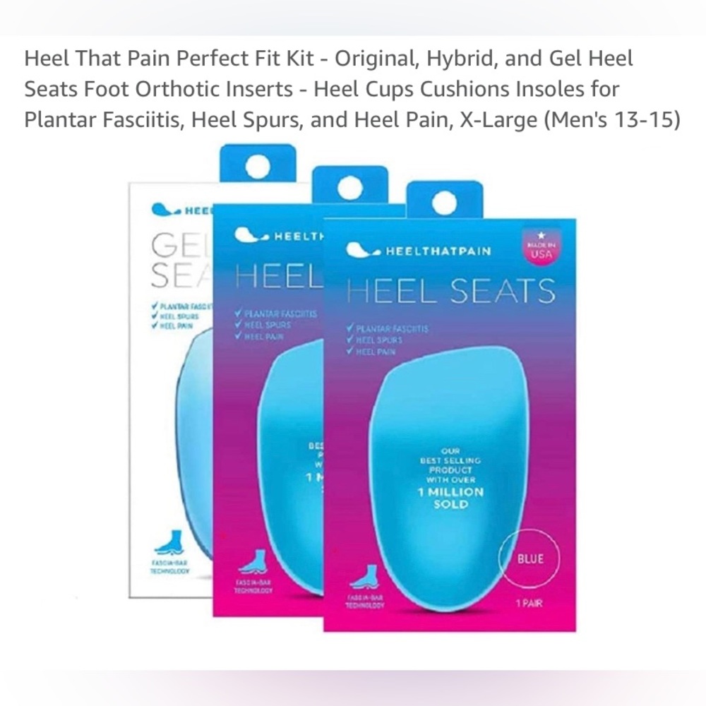 Men’s Orthotic Inserts/ Insoles - Size XL (13-15)